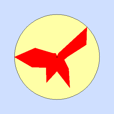 Prevailing wind rose for January 2011